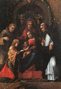 CORNELISZ VAN OOSTSANEN, Jacob The Mystic Marriage of St. Catherine dfg oil painting picture wholesale